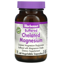 Bluebonnet Nutrition, Gepuffertes Chelatiertes Magnesium, 60 Gemüsekapseln