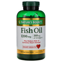 Nature's Bounty, Fish Oil, 1200 mg, 320 Rapid Release Softgels