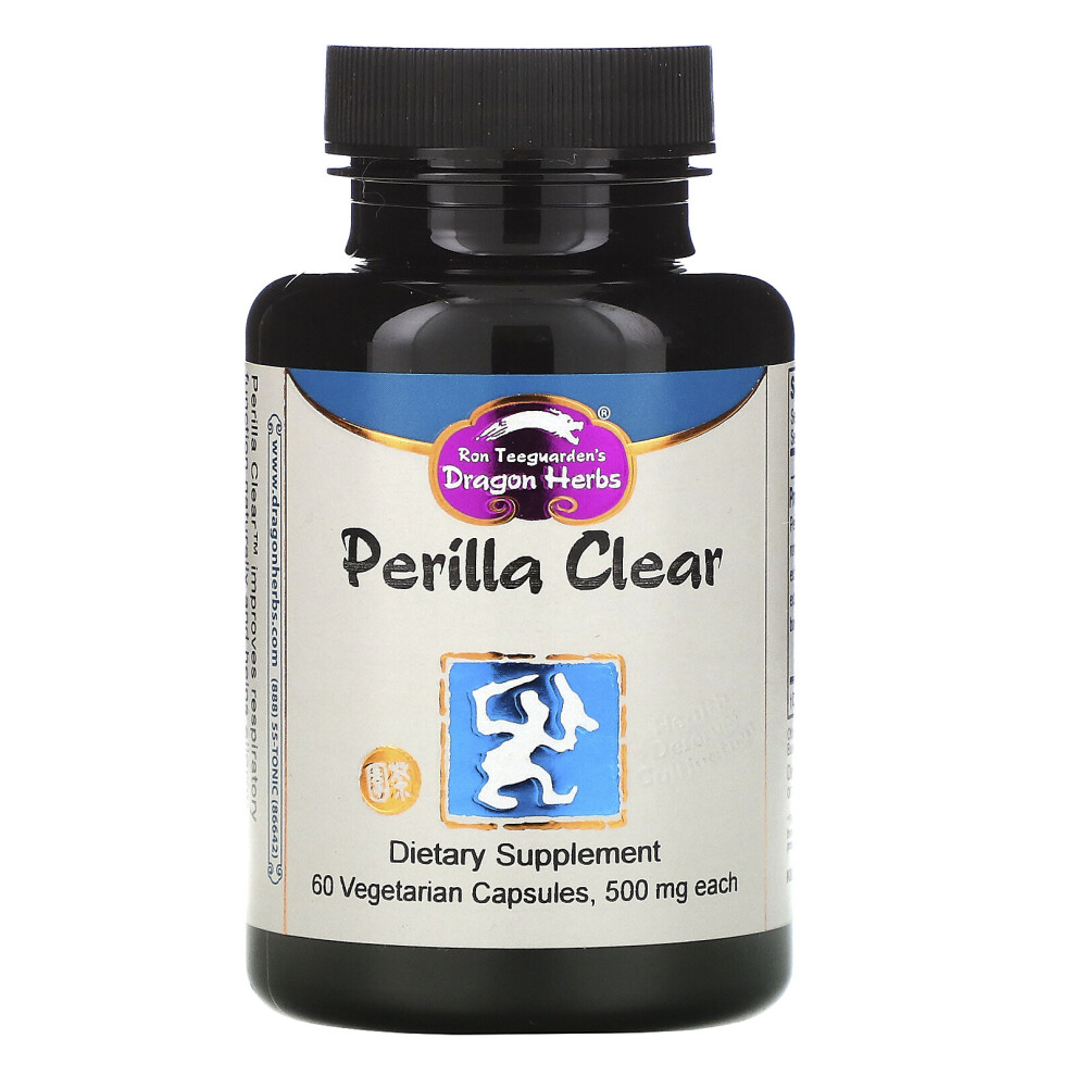Dragon Herbs ( Ron Teeguarden ) Dragon Herbs, Perilla Clear, 500 Mg, 60 Vegetarian Capsules