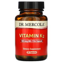 Dr. Mercola, Vitamine K2, 180 mcg, 90 Gélules