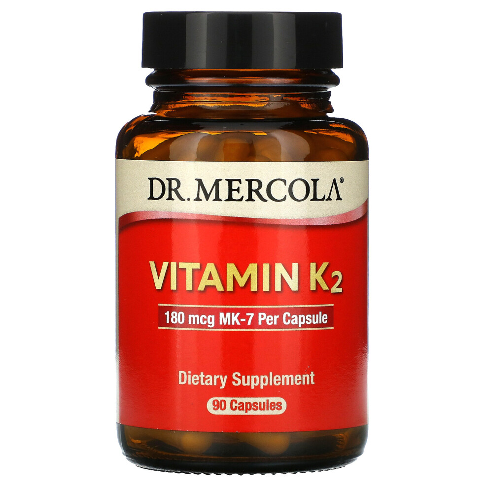 Dr. Mercola , Vitamin K2, 180 Mcg, 90 Capsules
