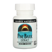Source Naturals, Extrait d'Écorce de Pin, 150 mg, 60 Comprimés