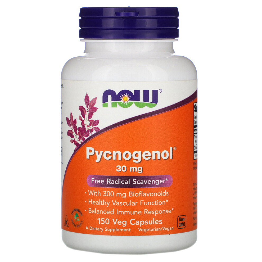 Now Foods , Pycnogenol, 30 Mg, 150 Veg Capsules
