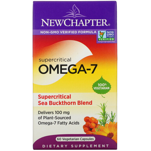 New Chapter, Supercritical Omega-7, 60 Vegetarian Capsules