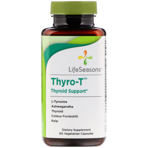 LifeSeasons, Thyro-T, Soutien Thyroïdien, 60 Capsules