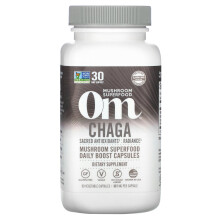 Om Mushrooms, Chaga, 2.000 mg, 90 Gemüsekapseln (667 mg pro Kapsel)