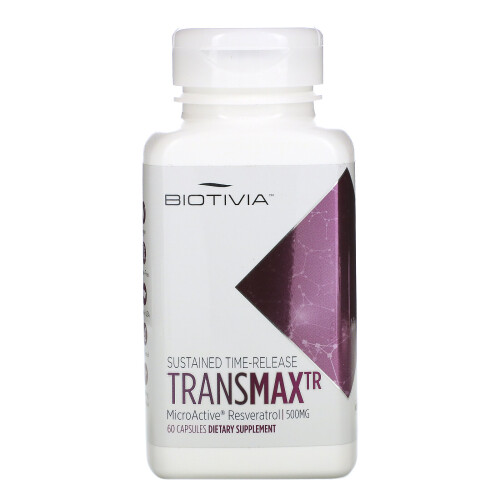 Biotivia, TransmaxTR, MicroActive-Resveratrol, 60 Kapseln