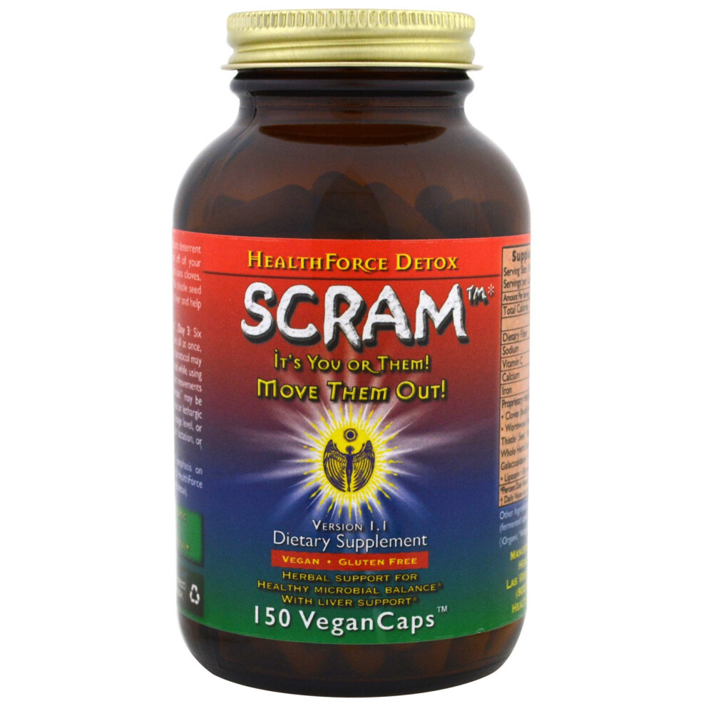 Healthforce Superfoods , Scram, 150 Vegancaps