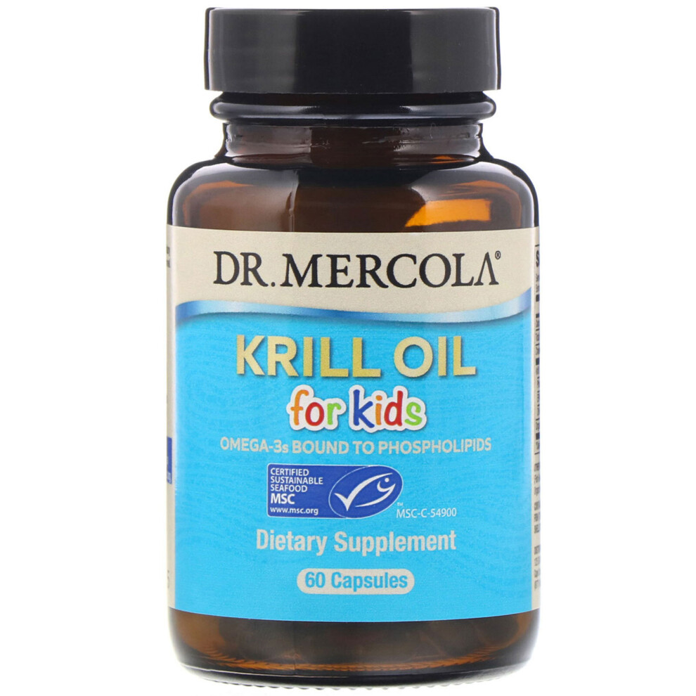 Dr. Mercola , Krill Oil For Kids, 60 Capsules