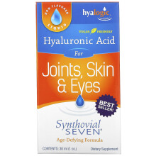 Hyalogic, Acide Hyaluronique pour Articulations, Peau et Yeux, Synthovial Seven, 1 oz (30 ml)
