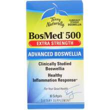 Terry Naturally, BosMed 500, Fortgeschrittenes Boswellia, Extra Stärke, 60 Weichkapseln