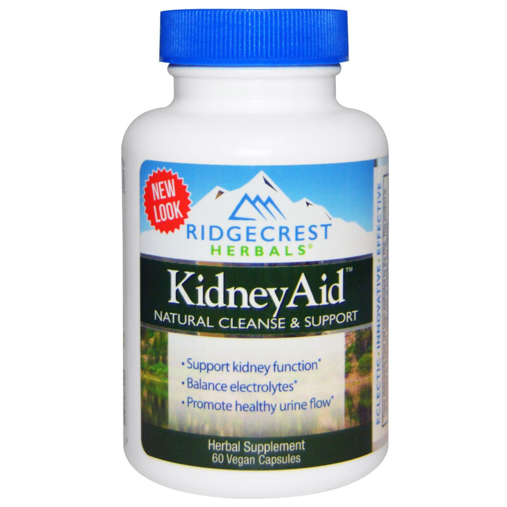 Ridgecrest Herbals , Kidney Aid, 60 Vegan Capsules