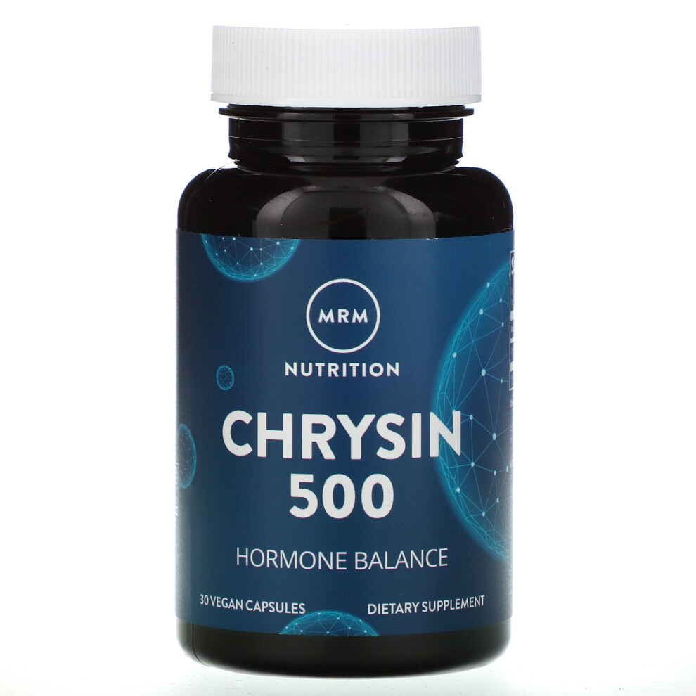 MRM, Nutrition, Chrysin 500, 30 Vegan Capsules