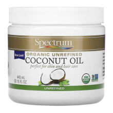 Spectrum Essentials, Bio-Unraffiniertes Natives Kokosnussöl, 15 fl oz (443 ml)