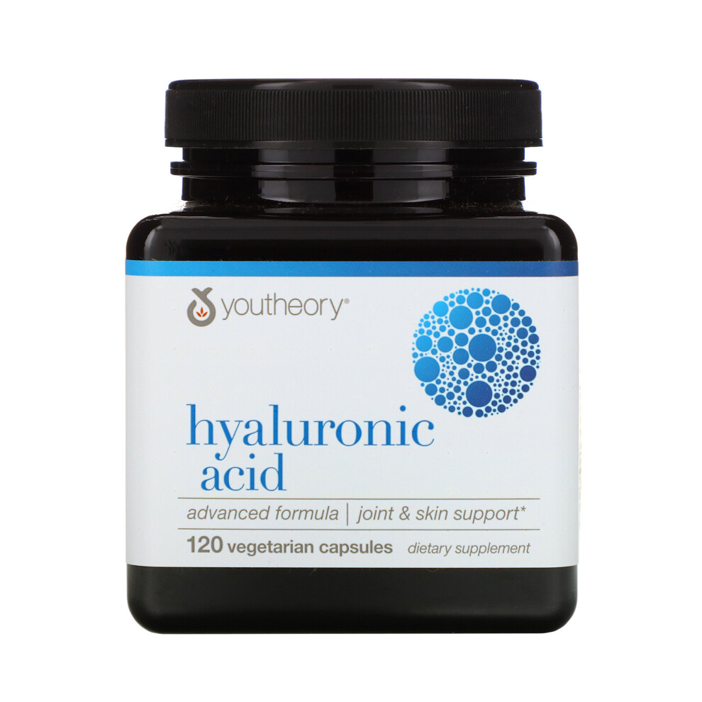 Youtheory , Hyaluronic Acid, Advanced Formula, 120 Vegetarian Capsules