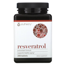 Youtheory, Resveratrol, 290 Tabletten