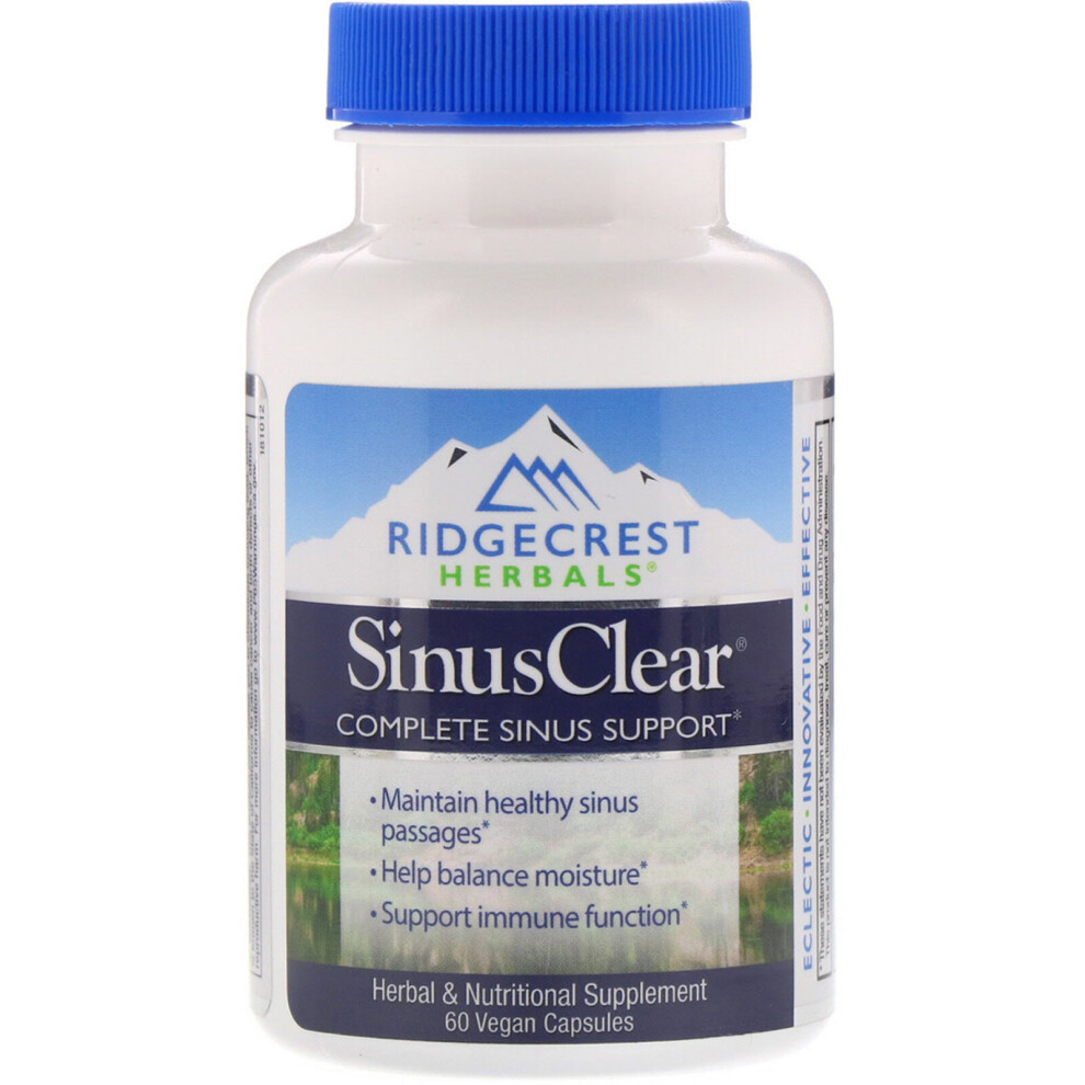 Ridgecrest Herbals , Sinusclear, 60 Vegan Capsules