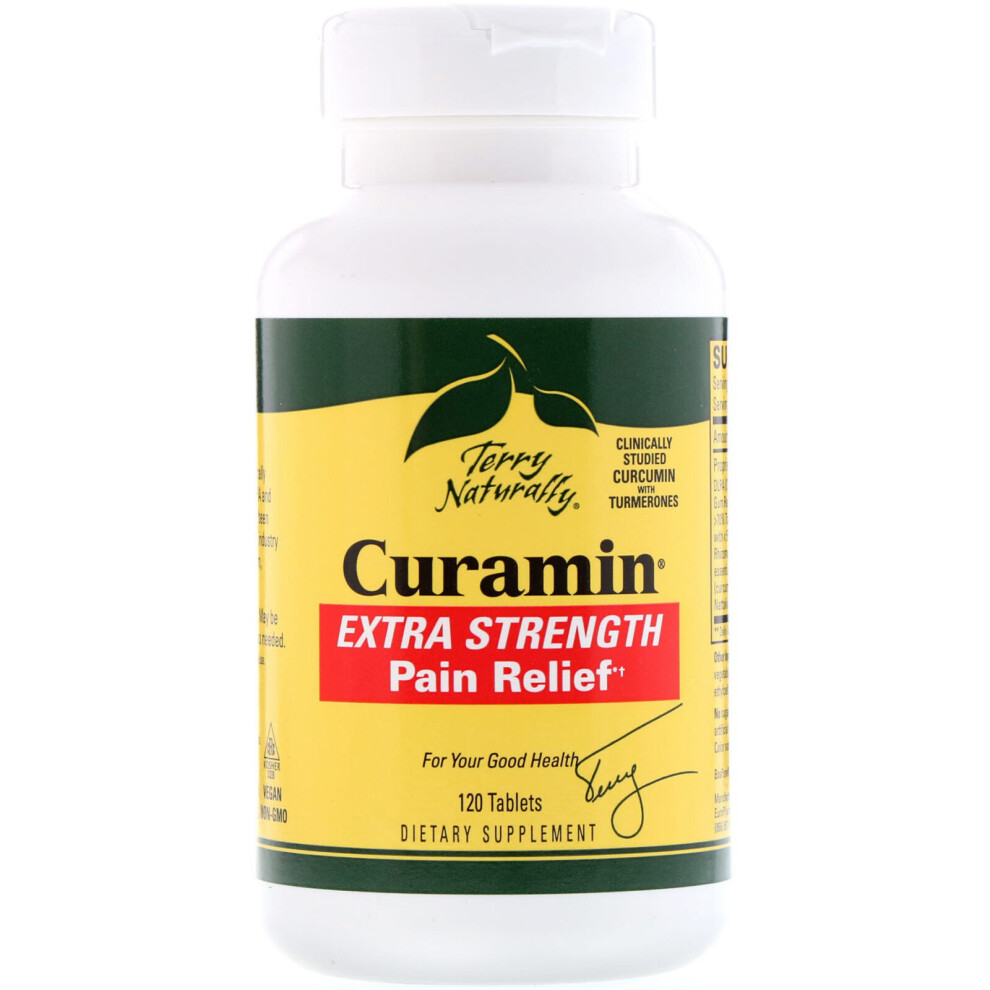 Terry Naturally , Curamin, Extra Strength Pain Relief, 120 Tablets