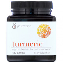 Youtheory, Curcuma, 120 Comprimés