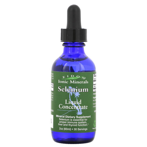 Eidon Mineral Supplements, Ionic Minerals, Selenium, Liquid Concentrate, 2 oz (60 ml)