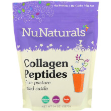 NuNaturals, Kollagen Peptide, Geschmacksneutral, 14 oz (397 g)