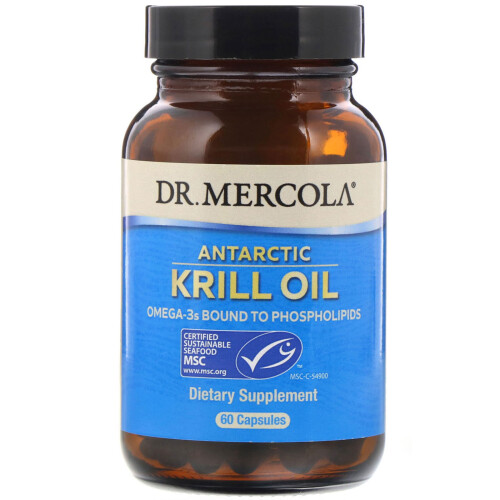 Dr. Mercola, Antarktisches Krillöl, 60 Kapseln