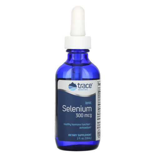 Trace Minerals Æ, Ionic Selen, 300 mcg, 2 fl oz (59 ml)