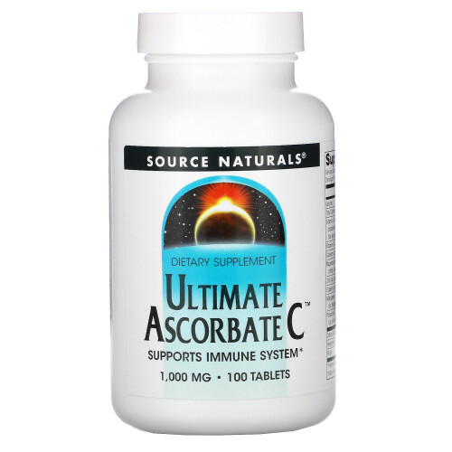 Source Naturals, Ultimate Ascorbat C, 1.000 mg, 100 Tabletten