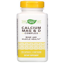 Nature's Way, Calcium Mag & D Complex, 250 Capsules