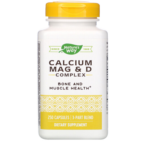 Nature's Way, Calcium Mag & D Complex, 250 Capsules