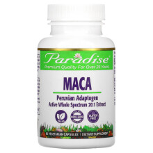 Paradise Herbs, Maca, 60 vegetarische Kapseln