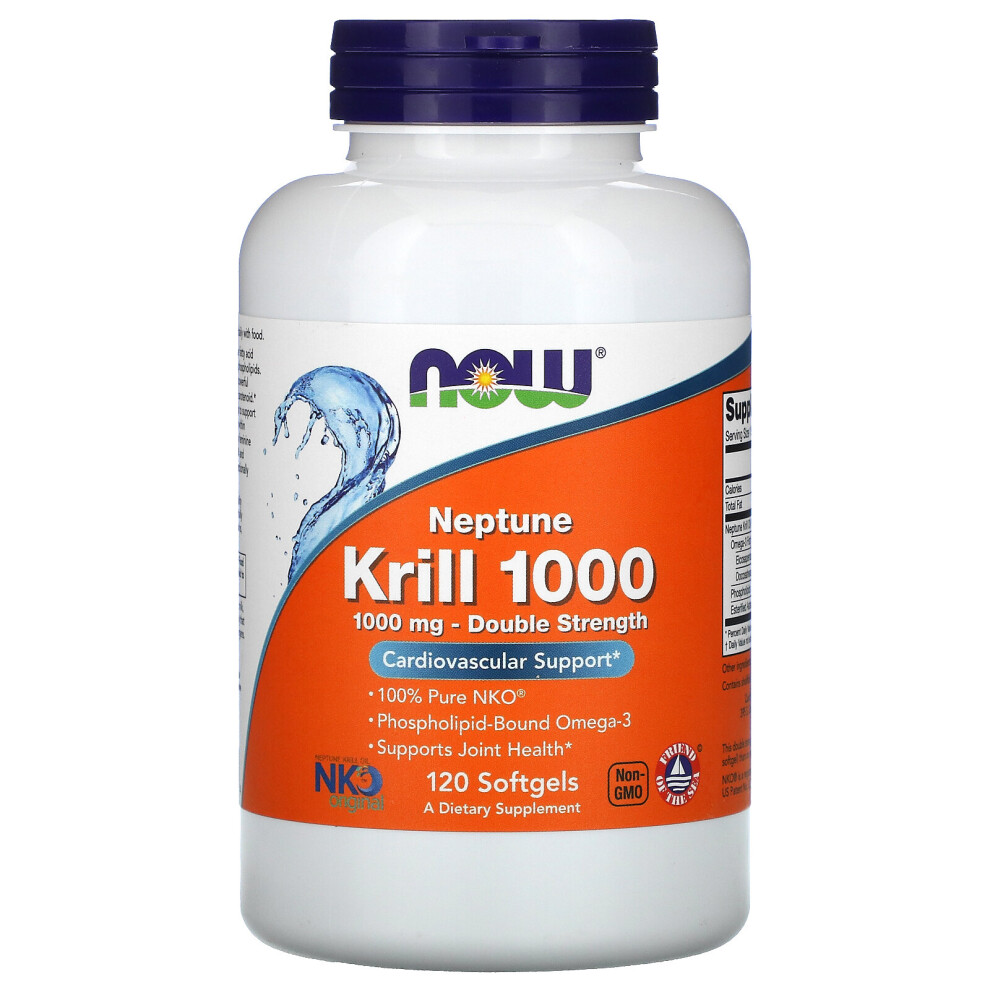 Now Foods , Neptune Krill 1000, 1,000 Mg, 120 Softgels