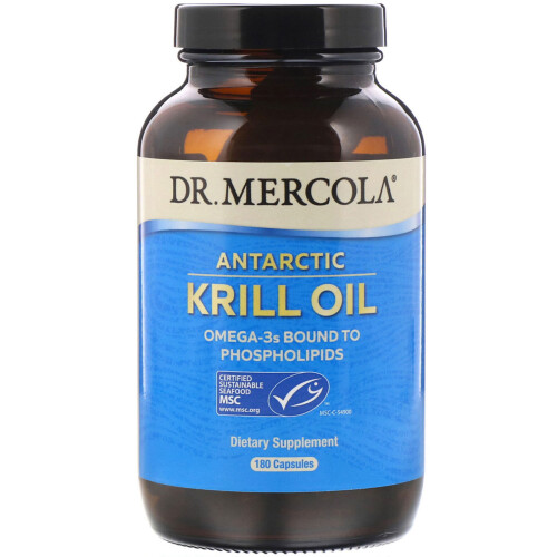 Dr. Mercola, Antarktisches Krillöl, 180 Kapseln