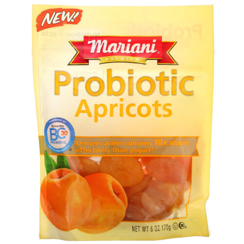 Mariani Dried Fruit, Abricots Probiotiques, 6 oz (170 g)