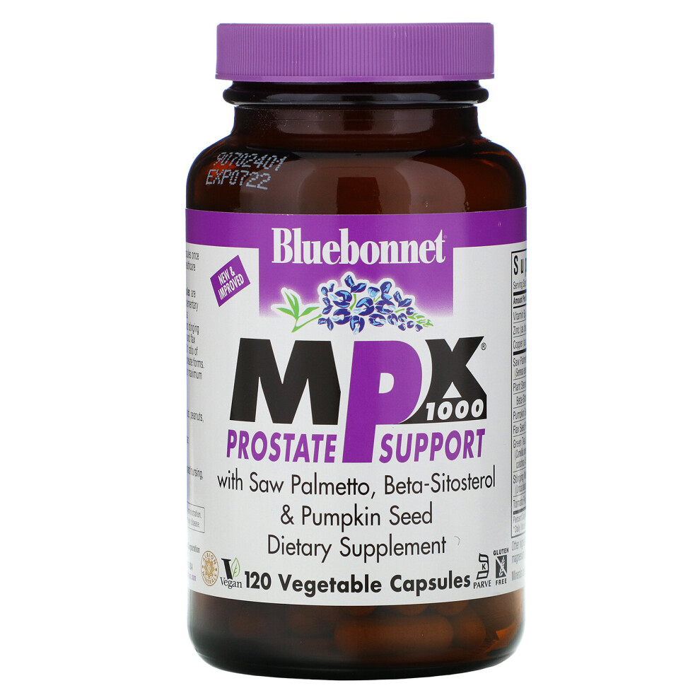 Bluebonnet Nutrition , Mpx 1000, Prostate Support, 120 Vcaps