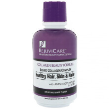 Rejuvicare, Kollagen Beauty Formel, Flüssiges Kollagen Komplex, Gesundes Haar, Haut & Nägel, Traube, 16 fl oz (480 ml)