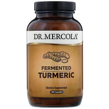 Dr. Mercola, Curcuma Fermenté Biologique, 180 gélules