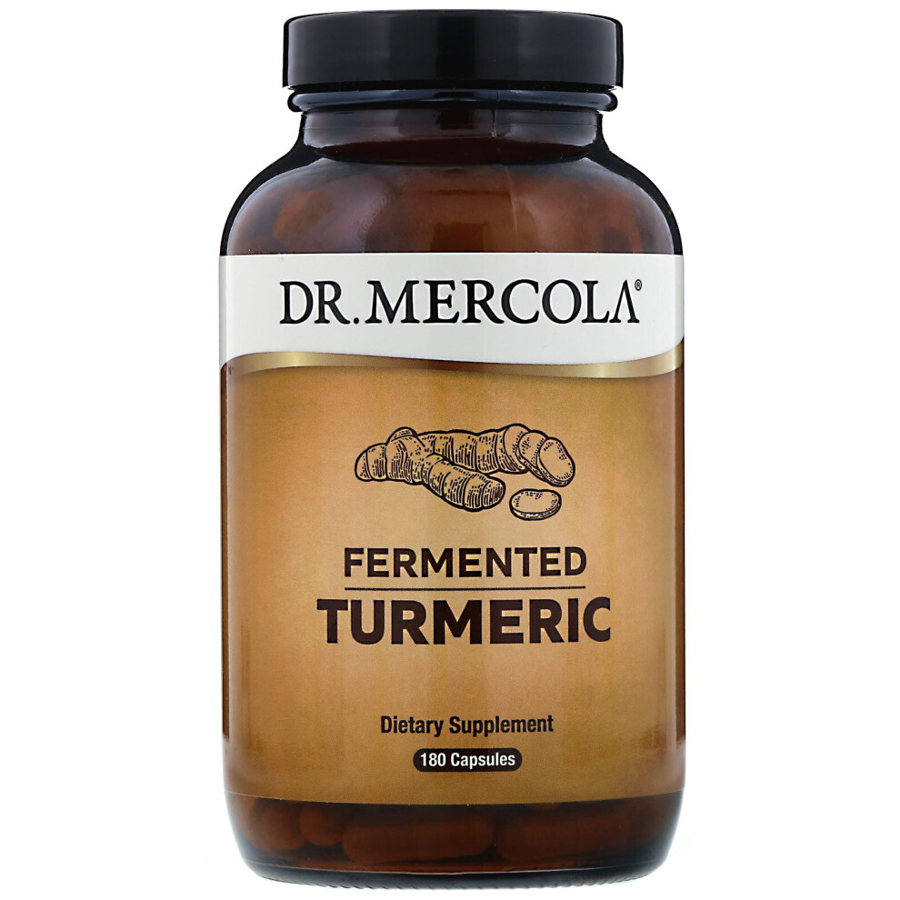 Dr. Mercola , Fermented Turmeric, 180 Capsules