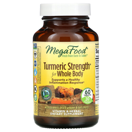 MegaFood, Curcumin aus Kurkuma, 60 Tabletten