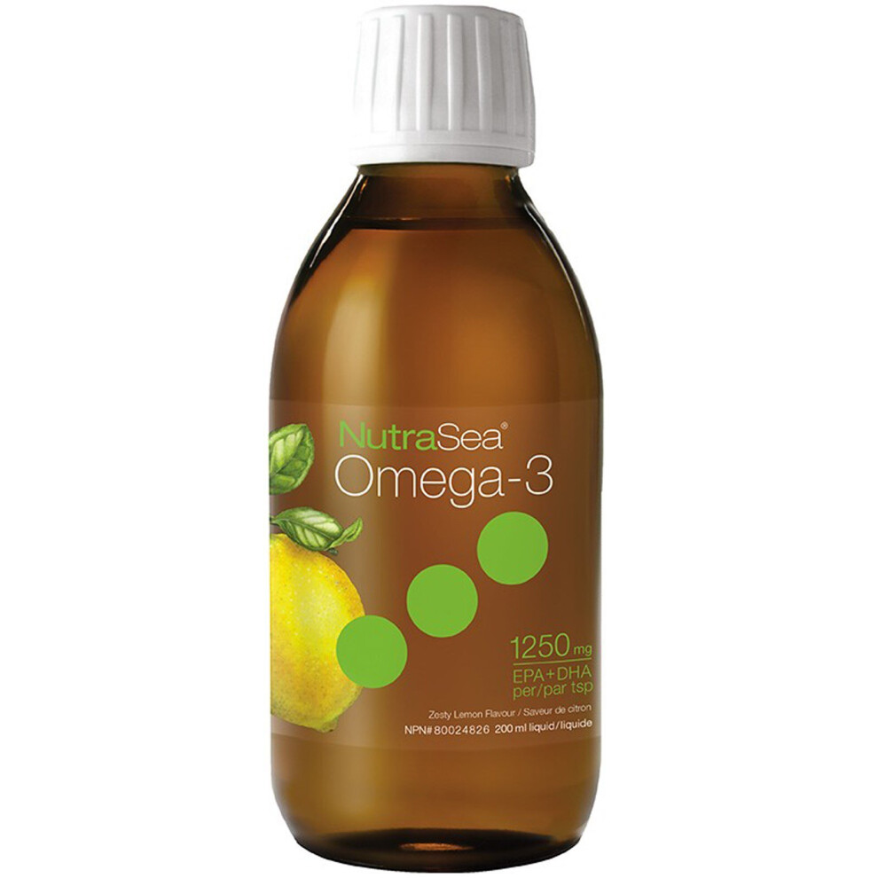 Ascenta , Nutra Sea, Omega-3, Zesty Lemon Flavor, 6.8 Fl Oz (200 Ml)
