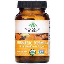Organic India, Formule au Curcuma, 90 Gélules Végétariennes