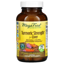 MegaFood, Curcumin aus Kurkuma, Extra Stark, Leber, 300 mg, 90 Tabletten (150 mg pro Tablette)