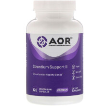 Advanced Orthomolecular Research AOR, Soutien au Strontium II, 120 Gélules