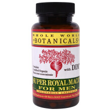 Whole World Botanicals, Super Maca Royal pour Hommes, 500 mg, 90 Capsules Végétariennes