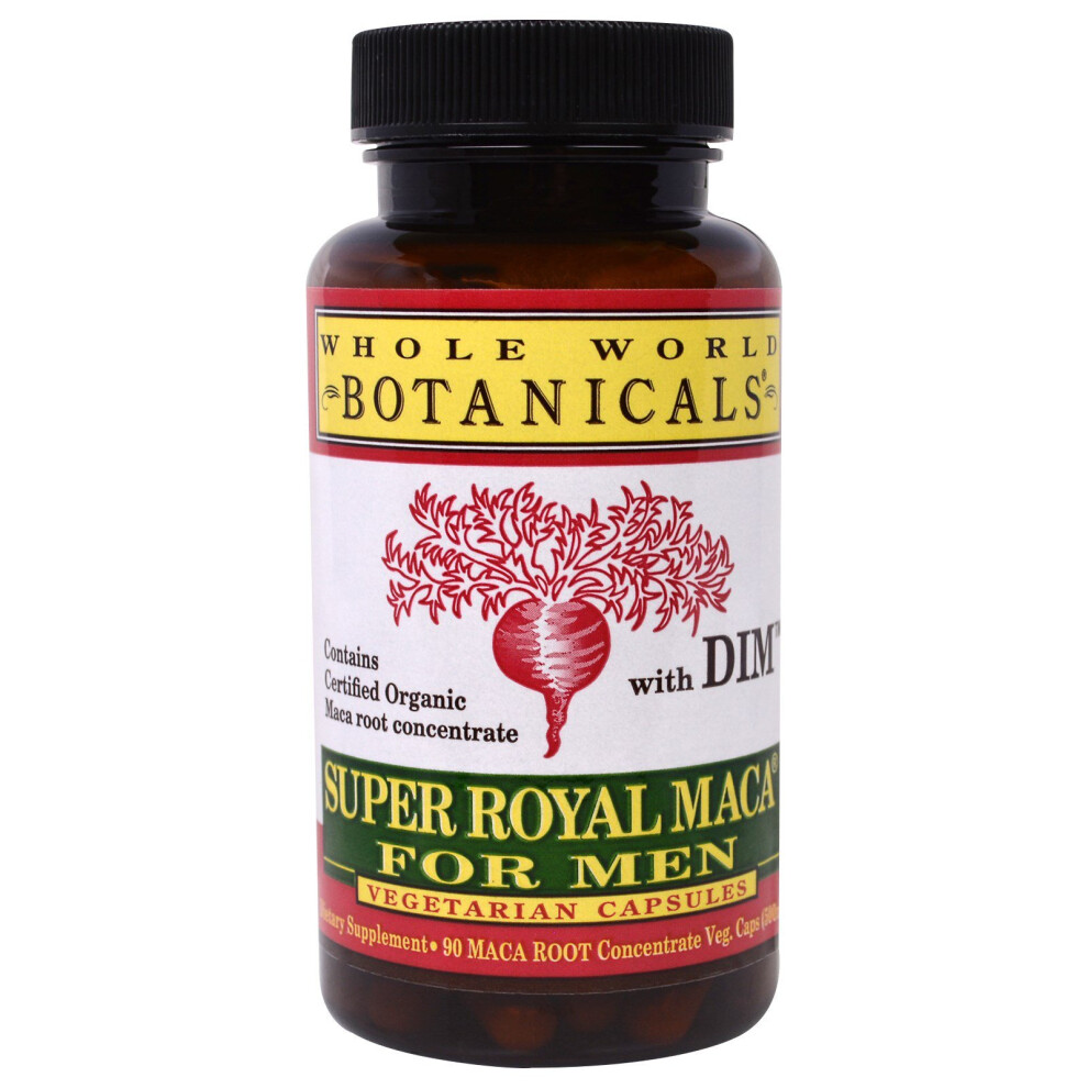 Whole World Botanicals , Super Royal Maca For Men, 500 Mg, 90 Vegetarian Capsules