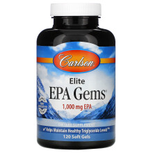 Carlson, Elite EPA Gems, 1.000 mg, 120 Weichkapseln