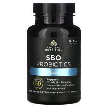 Ancient Nutrition, Probiotiques SBO Ultime, 50 Milliards d'UFC, 60 Gélules