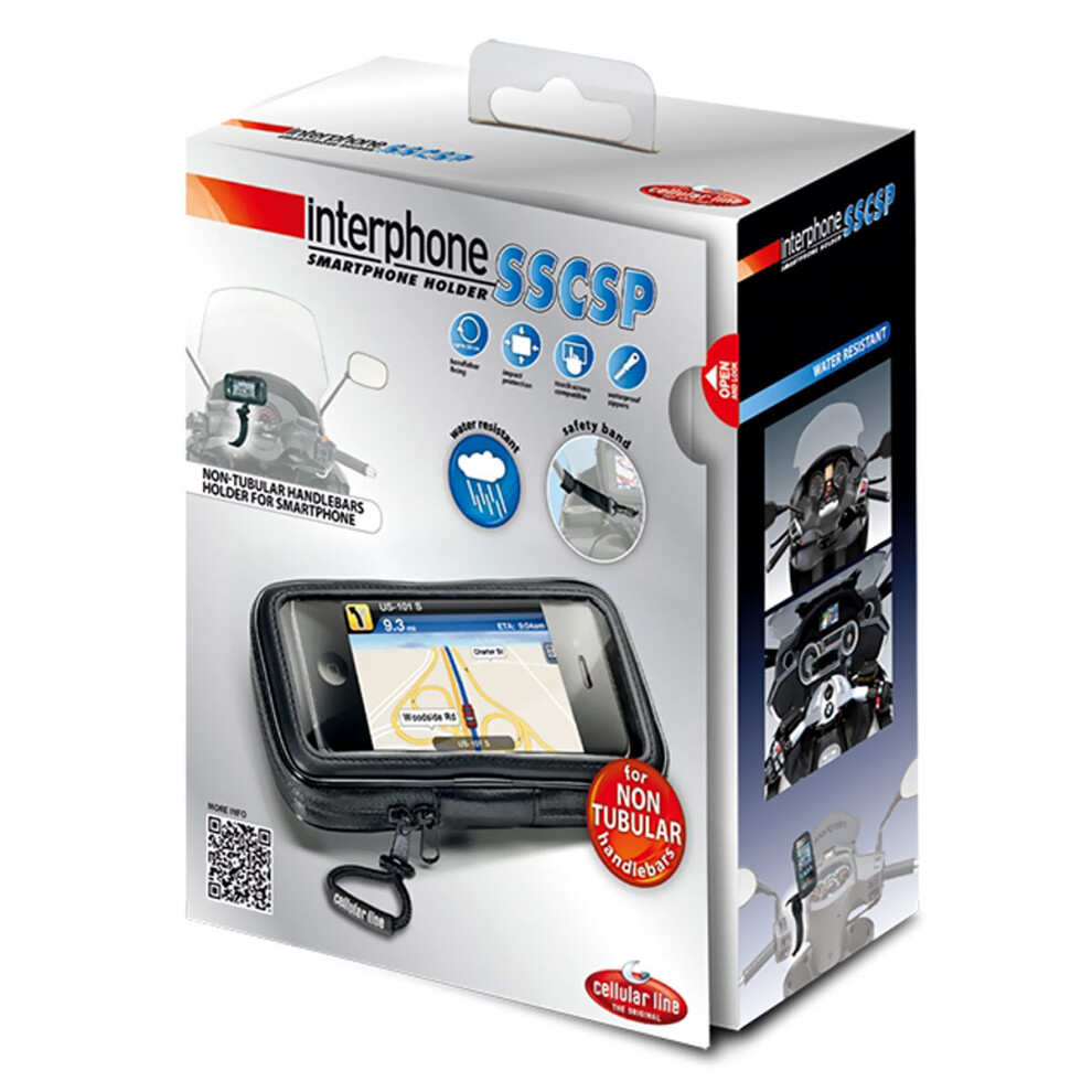 Interphone Smartphone Holder For Non-Tubular Handlebar 8018080148255