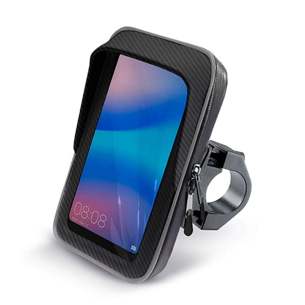 Interphone Tubular Handlebar Universal Soft Case Smartphone Holder - 5.8" 8018080372353