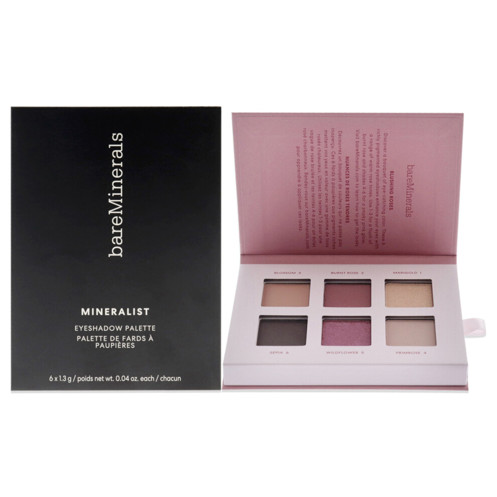 bareMinerals Mineralist Eyeshadow Palette - Rosewood for Women 0.24 oz Eye Shadow